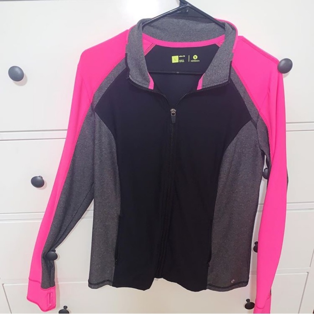 athletic zip up